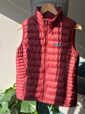 Patagonia Women's Red Quilted Down Vest
